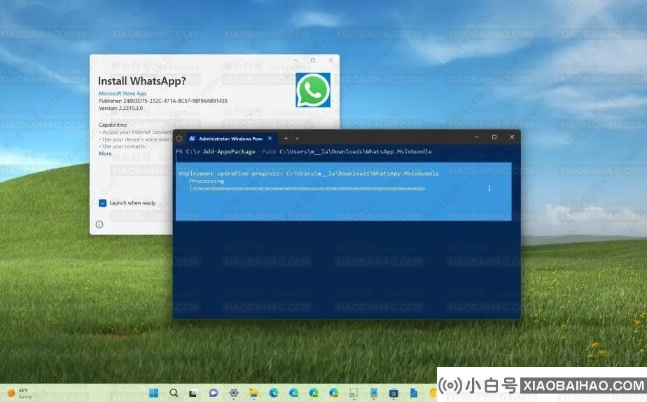 如何在Windows 11上安装msixbundle、appxbundle、msix或appx应用？