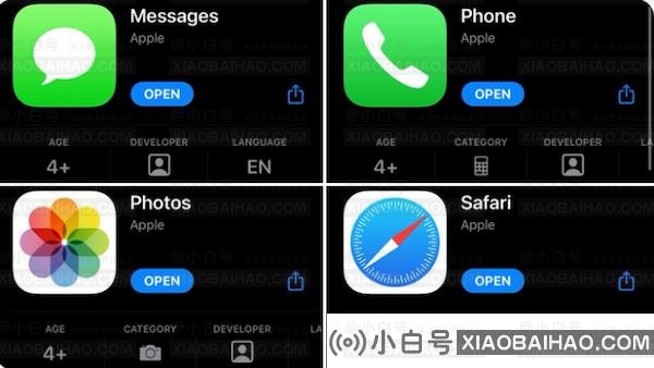 苹果更多自家 iOS App 支持评分，包括电话、信息、照片、相机和 Safari 浏览器...