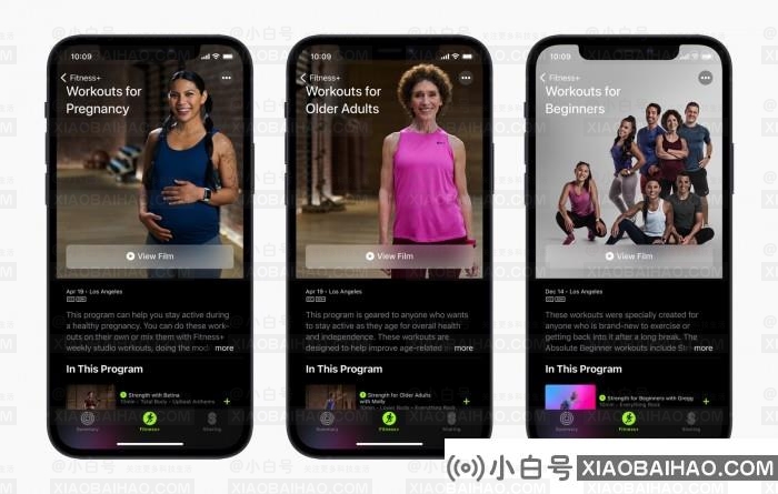 Apple Fitness+新增针对孕妇、老人及初学者群体的三个类别锻炼