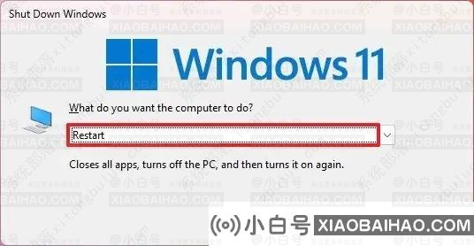 如何在 Windows 11 上重新启动计算机？