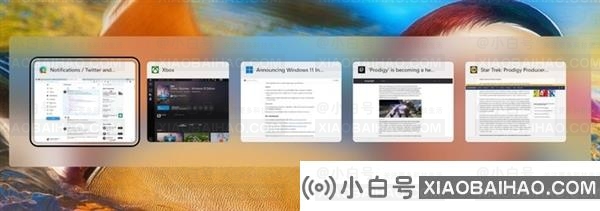 Win11多任务切换界面又变了！新设计感受下