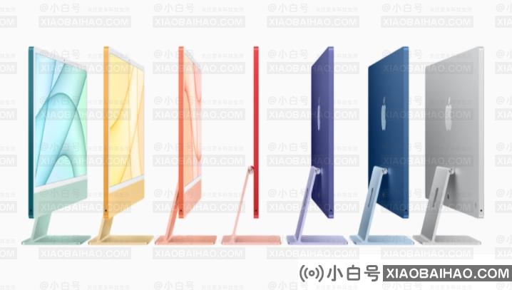 2021苹果发布会：全新设计iMac，7个颜色可选，搭载M1芯片