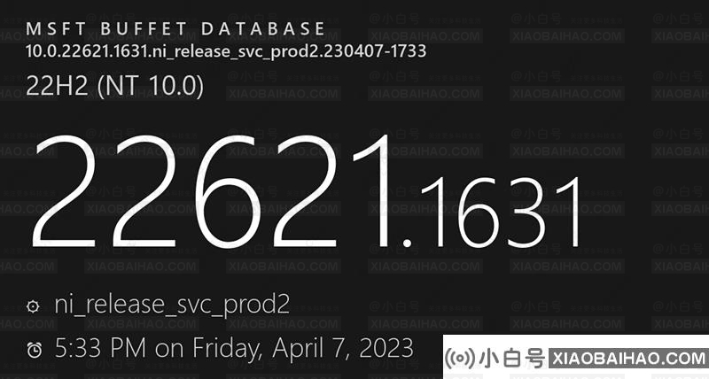 微软Win11 22H2 Build 22621.1631(KB5025305)RP预览版4月补丁更新!