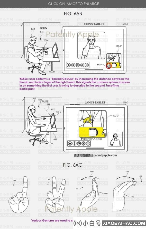 苹果 FaceTime 新专利：响应空中手势、同步笔记 / 绘图至 Mac 电脑