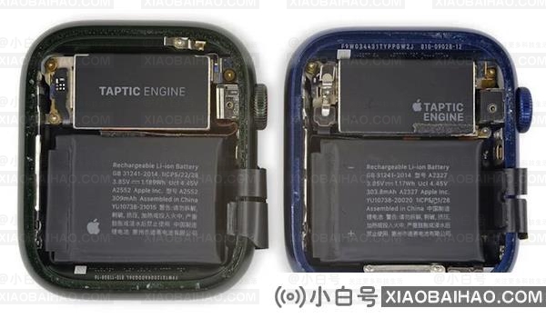 iFixit拆解Apple Watch 7代 电池和屏幕小幅升级