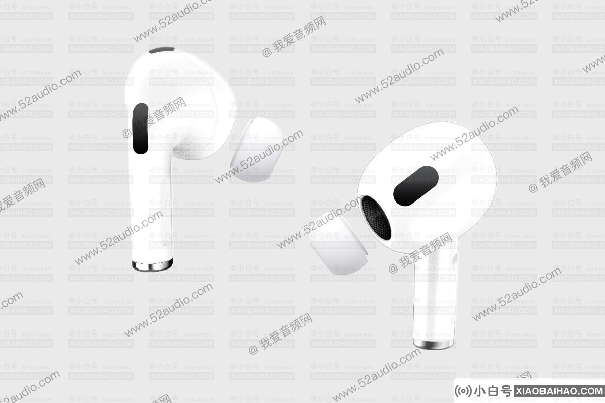 AirPods 3 实物图在网上泄漏，半入耳式设计