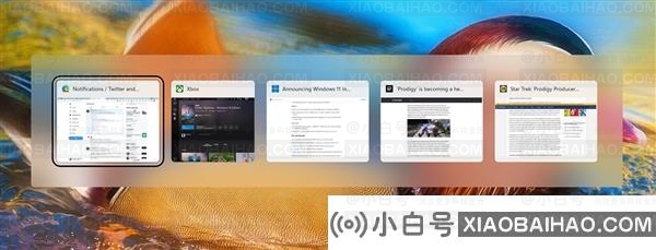 Windows 11 Alt+Tab切换界面升级：越来越像苹果了