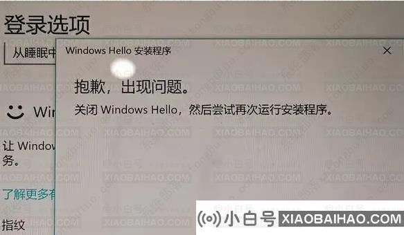 win10设置指纹提示关闭windows hello的解决方法