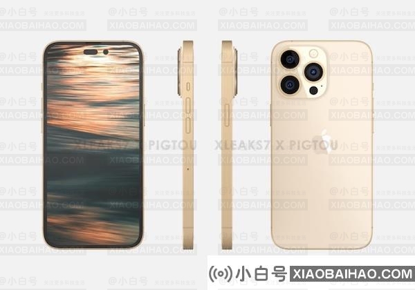 iPhone 14 Max全新机型概念图曝光：小刘海+后置双摄、新增天蓝色